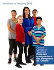 Cover of the 2016 Transition to Teaching report.