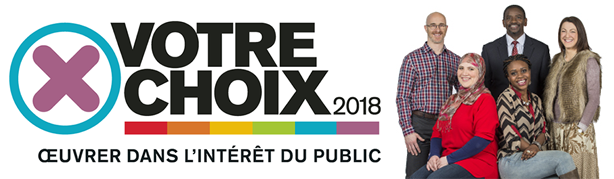 Votre Choix 2018 Election Logo