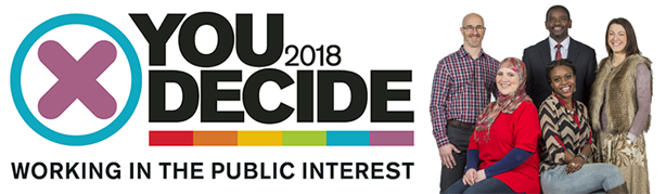 You Decide 2018 College Election Banner